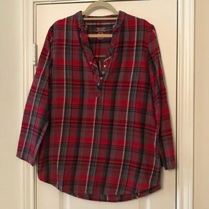 Plaid blouse